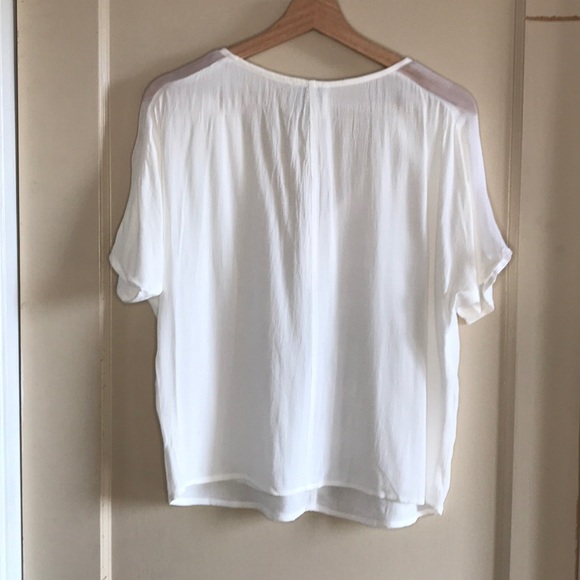 NWT Line & Dot metal accent short sleeve top - Picture 6 of 12